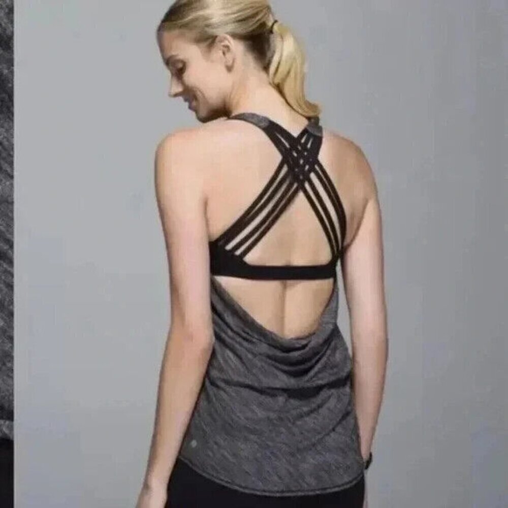 Lululemon Wild Tank Top - Women’s Size 6 - Gray/Black